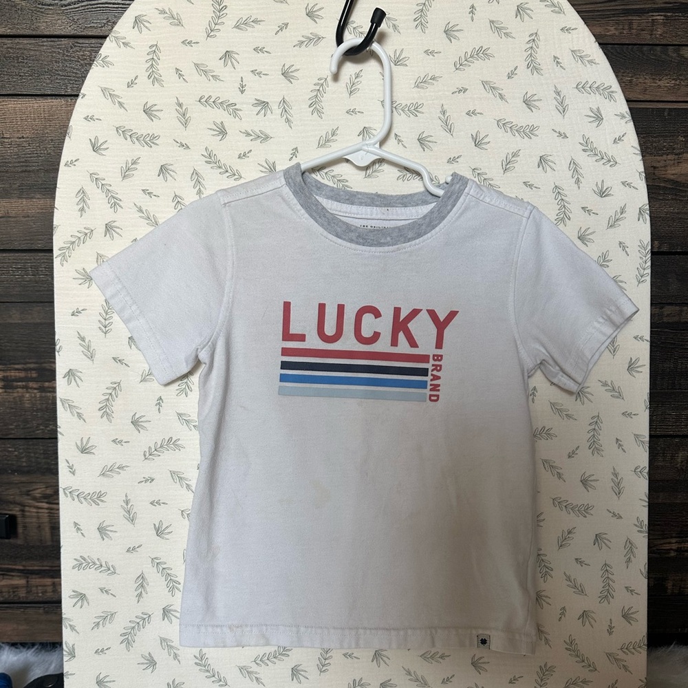 3T White Graphic Tee